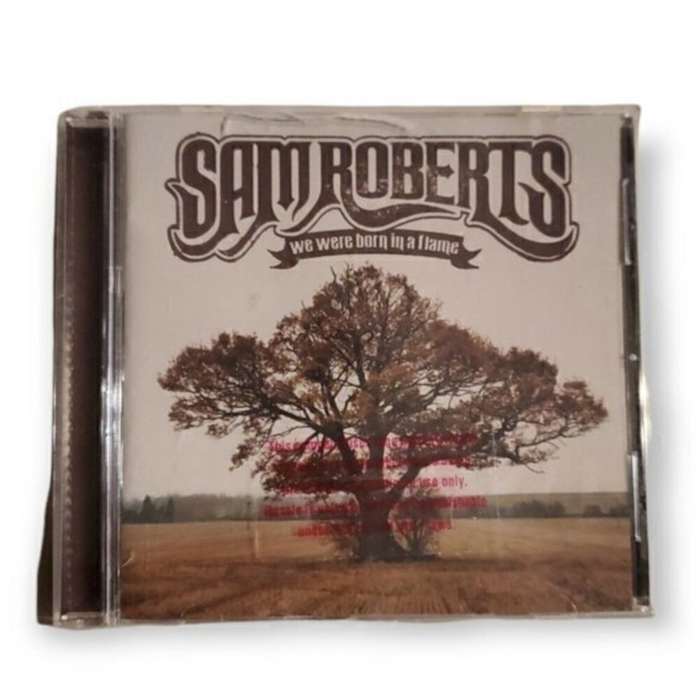 Sam Roberts - We Were Born‎ In A Flame [Promo CD] 2004